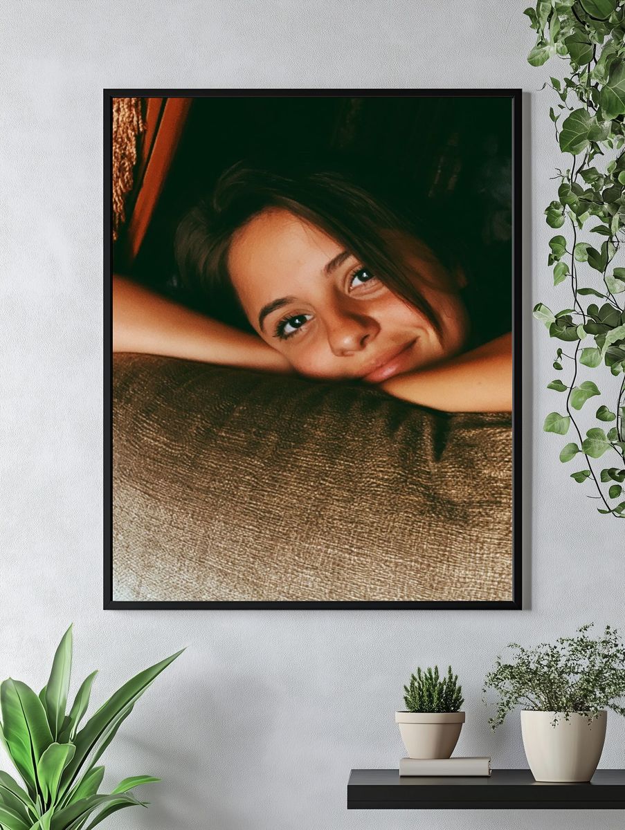 Dreamy Portrait Photography Poster. — room view 4
