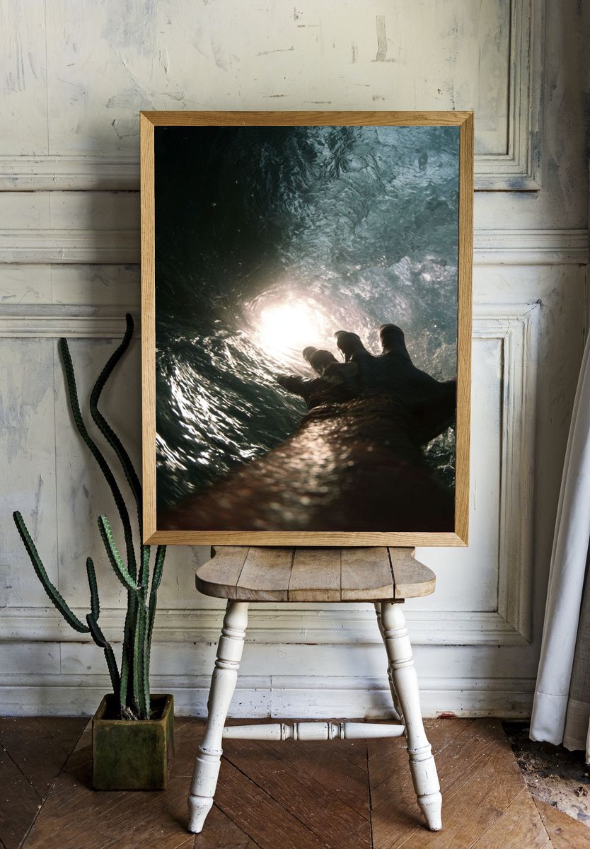 Inside the Wave Photography Poster. — room view 1
