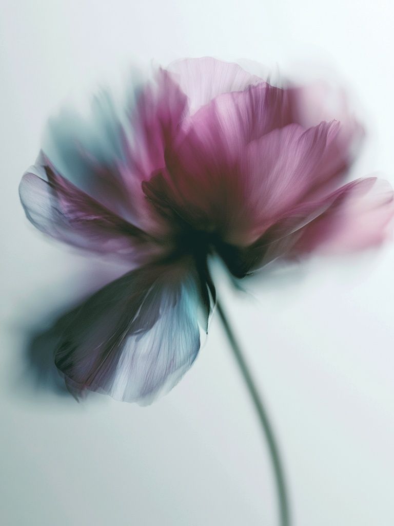 Blurred Flower Photography Poster. poster — photography art