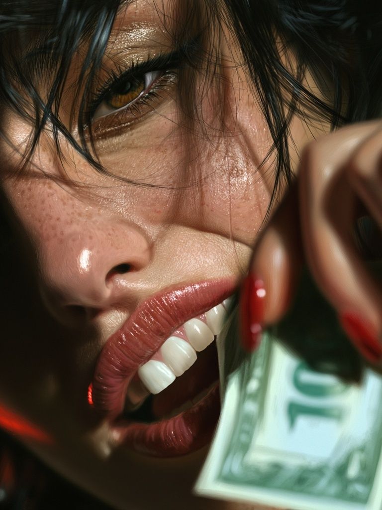 Close-Up Portrait — Photography Print. poster — photography art
