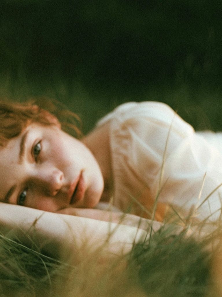 Dreamy Meadow Portrait Print. poster — photography art