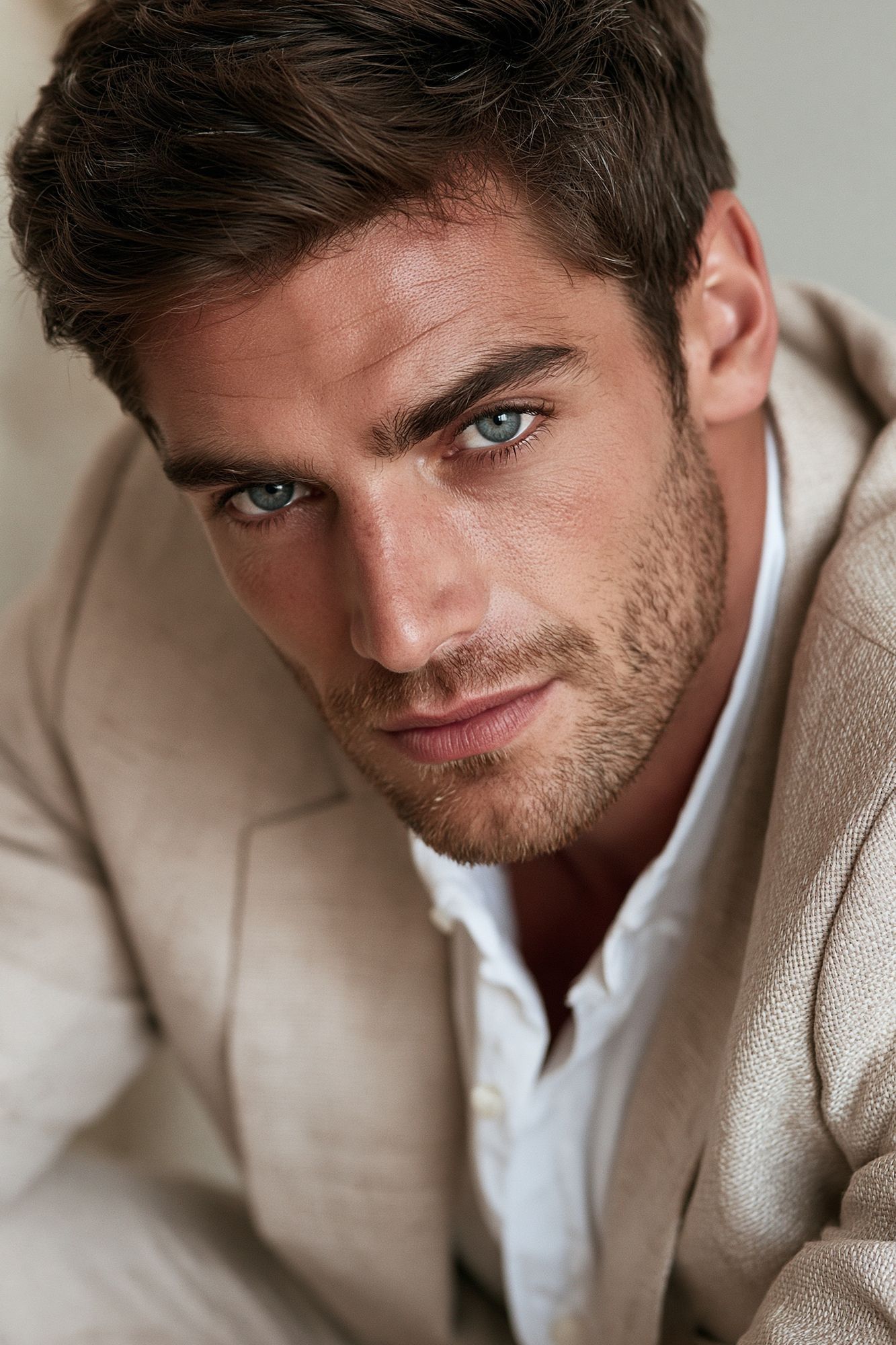 Elegant Male Portrait Photography Poster. poster — photography art