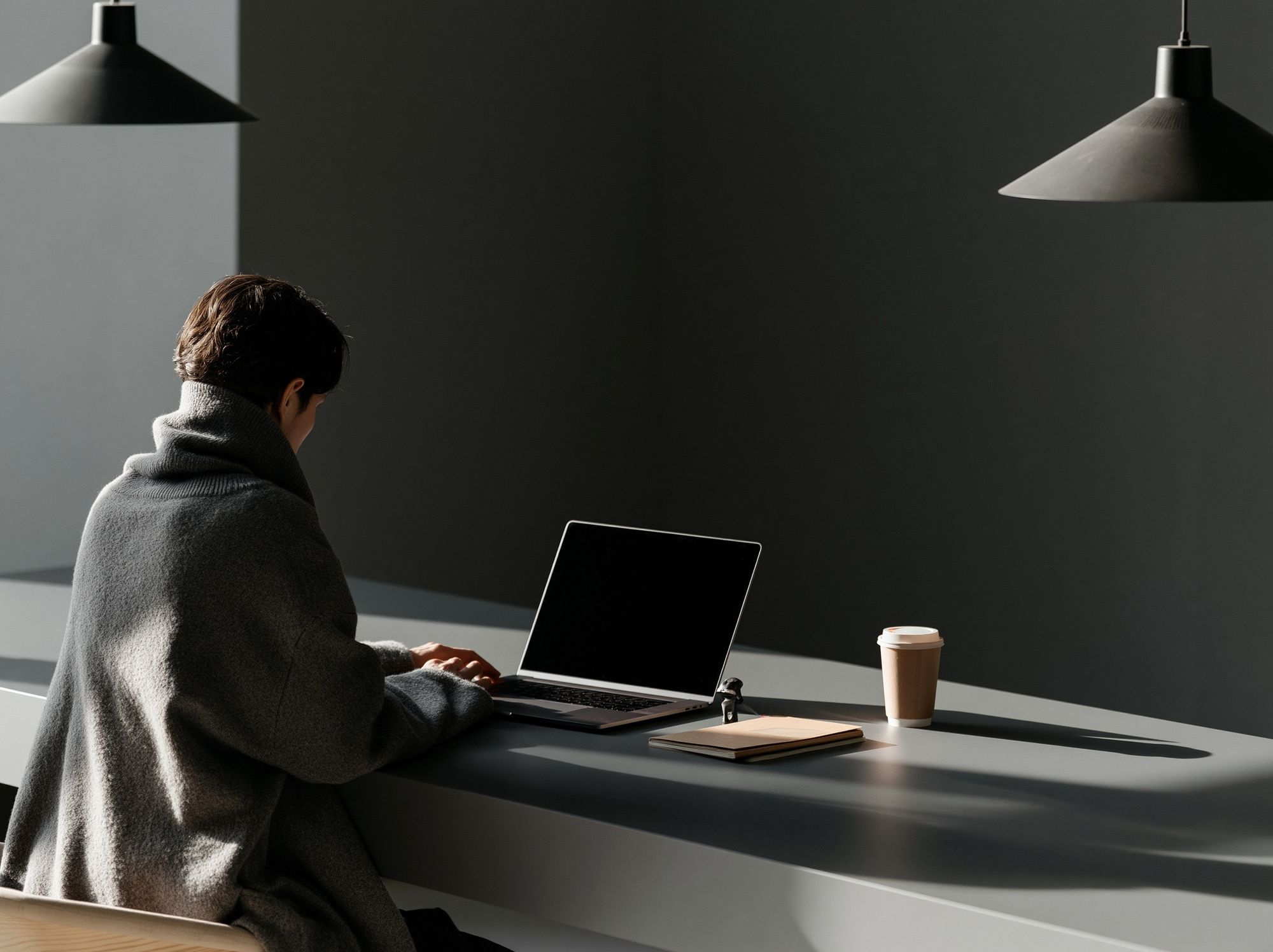 Quiet Workspace Photography Poster. poster — photography art