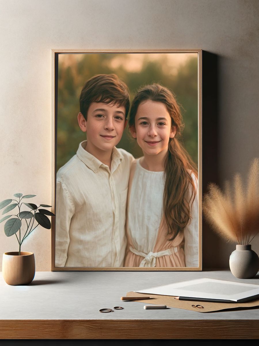 Children Portrait Photography Poster. — room view 2
