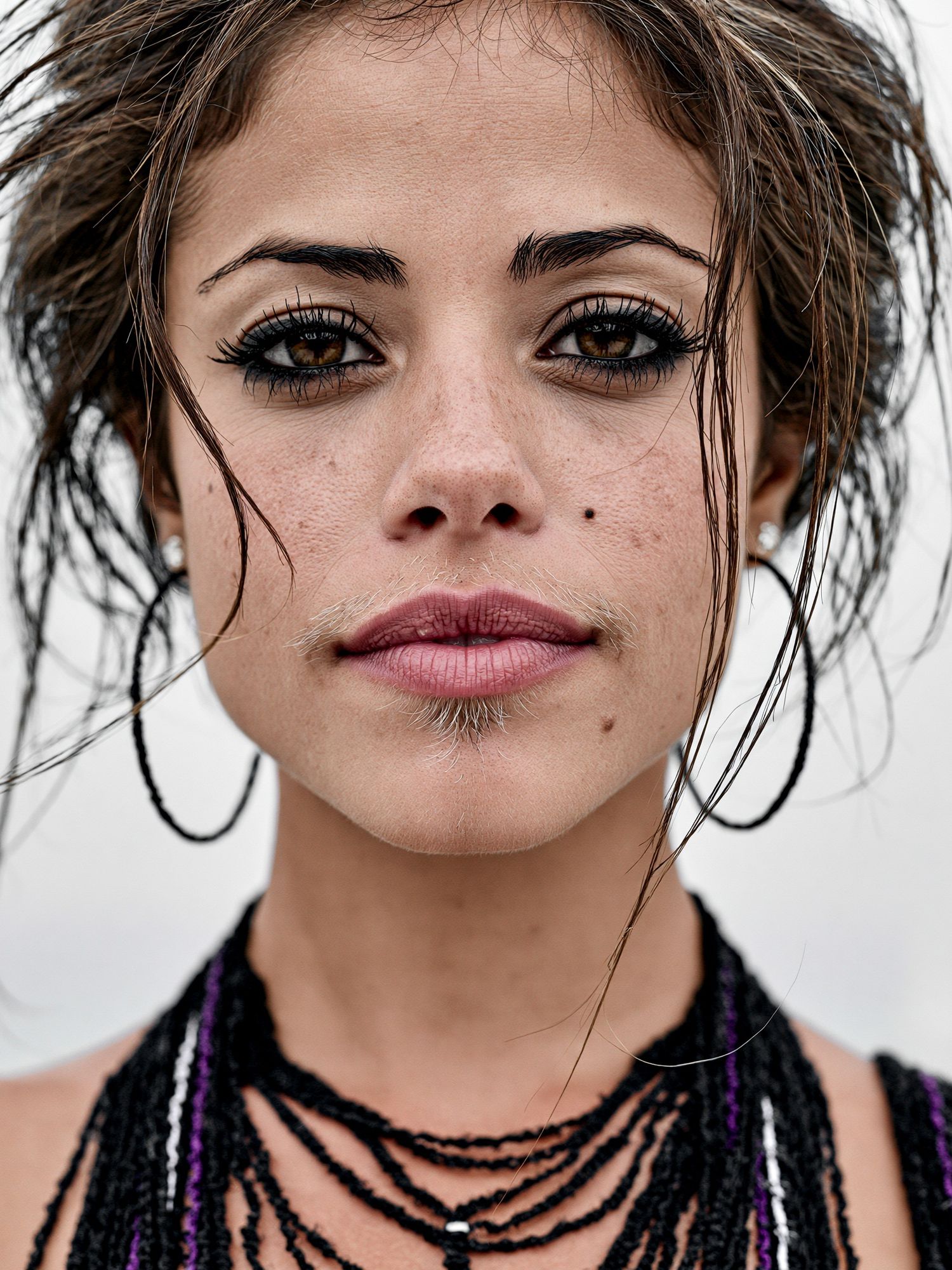 Expressive Woman Portrait Poster. poster — photography art