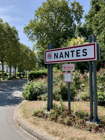 Nantes City Sign Photography Poster. poster