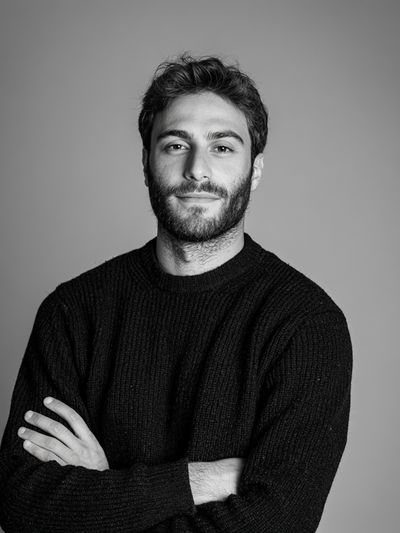 Bearded Man Portrait Photography Poster.