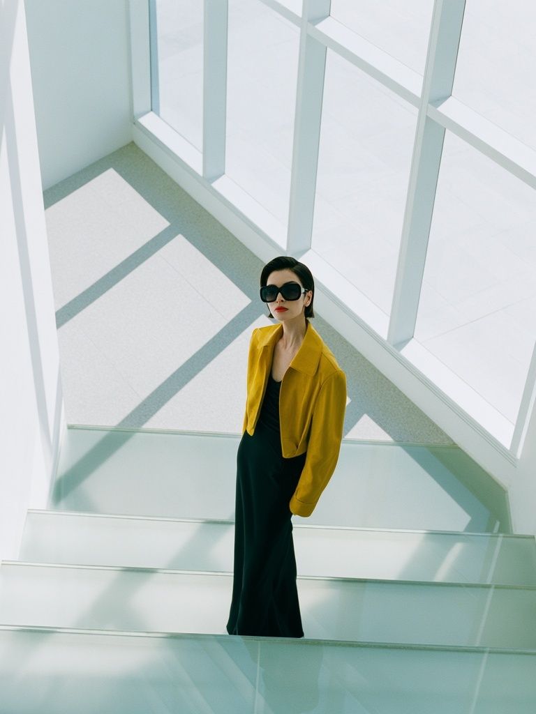 Modern Fashion Staircase Photography Poster. poster detail