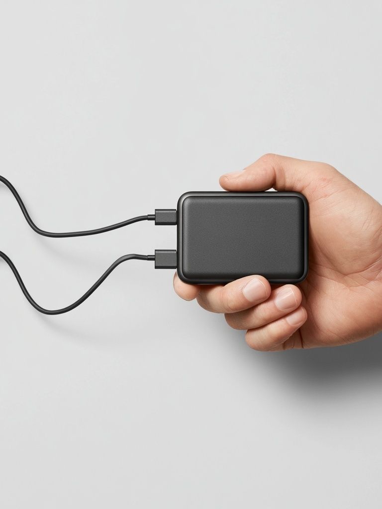 Charging Hub Handheld Photography Poster. poster detail
