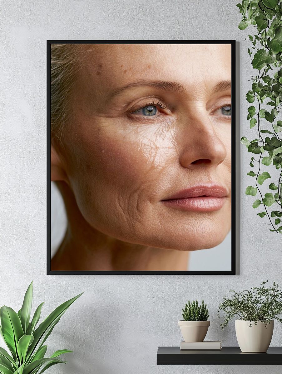Elegant Woman Portrait Print. — room view 4
