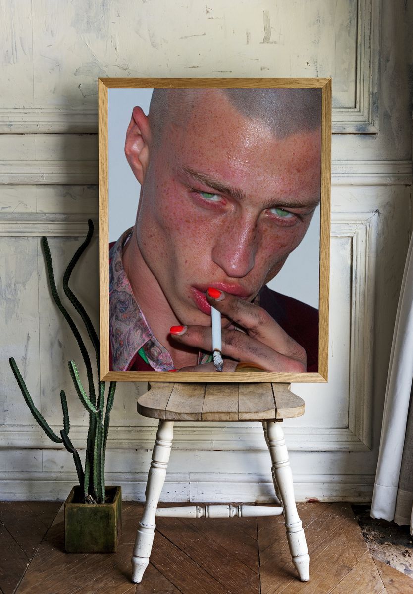 Intense Portrait Photography Poster. — room view 1