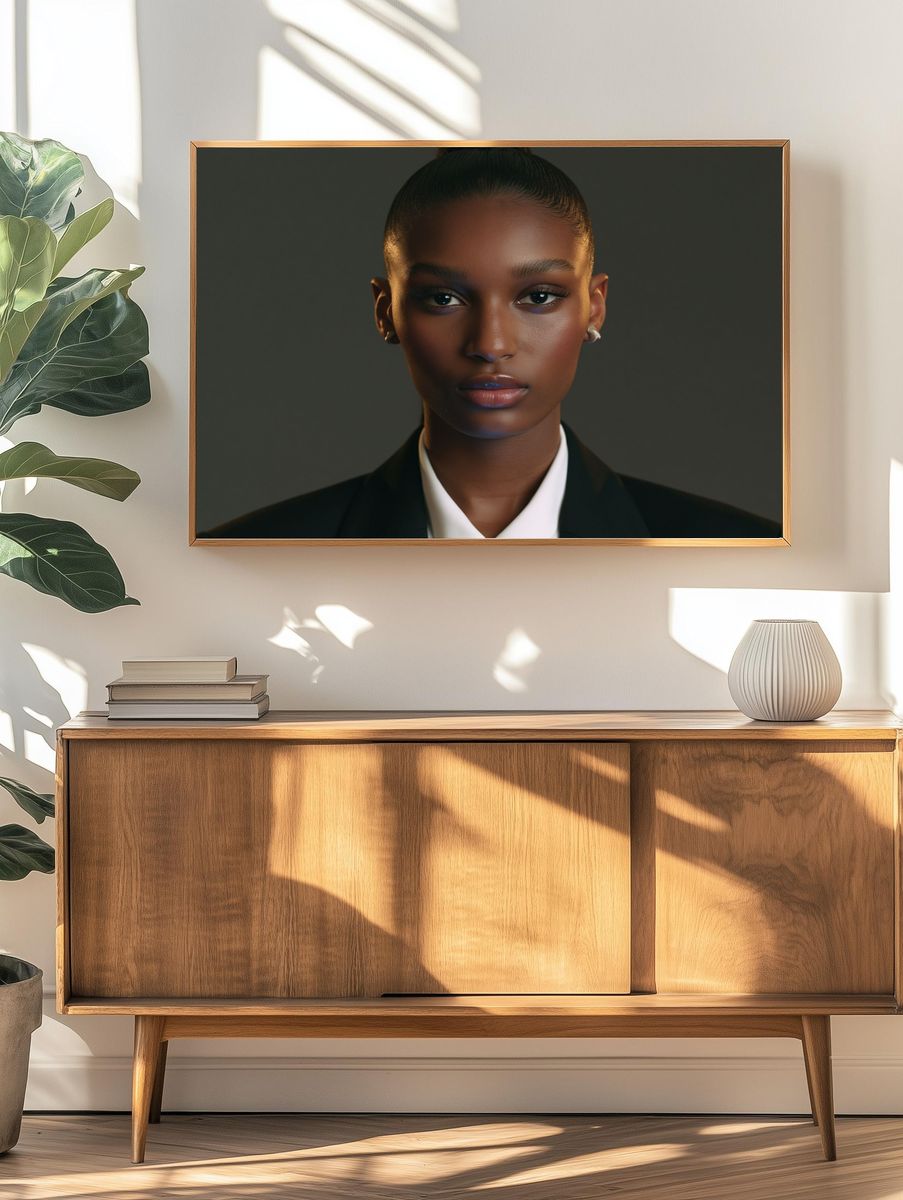 Elegant Portrait Photography Poster. — room view 3