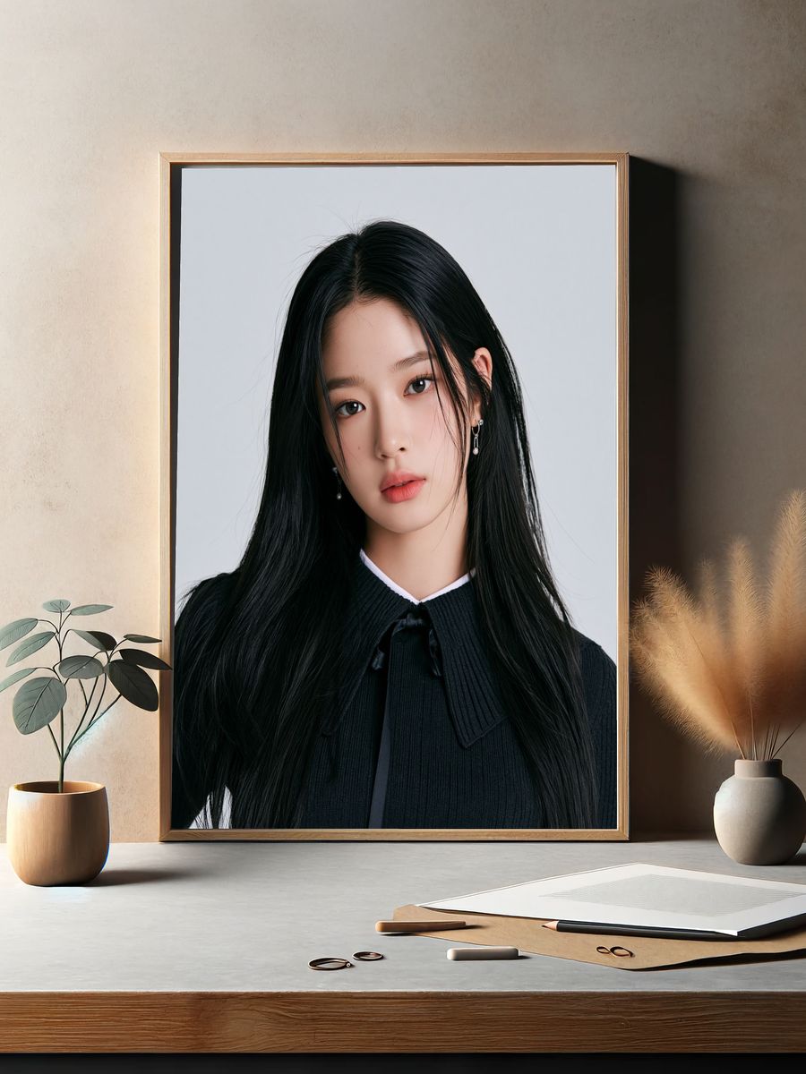 Minimalist Portrait Poster. — room view 2