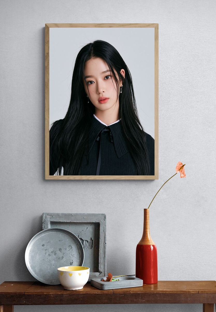 Minimalist Portrait Poster. — room view 3