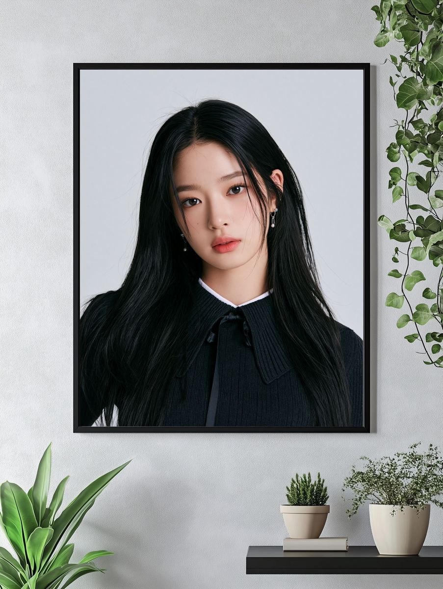 Minimalist Portrait Poster. — room view 4