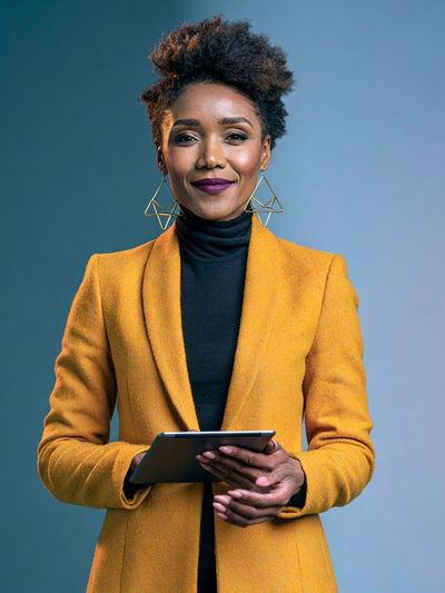 Confident Woman Portrait Print.