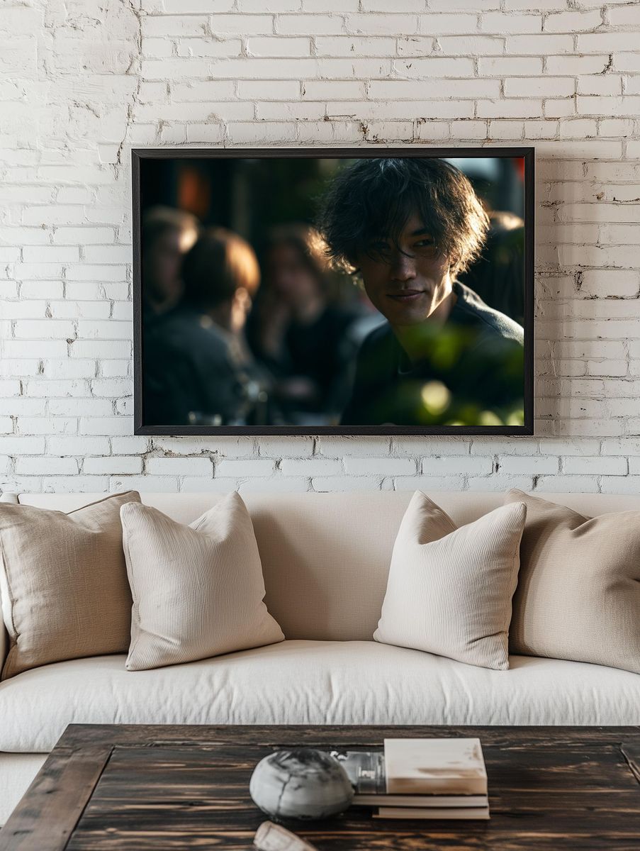 Moody Portrait Photography Poster. — room view 1