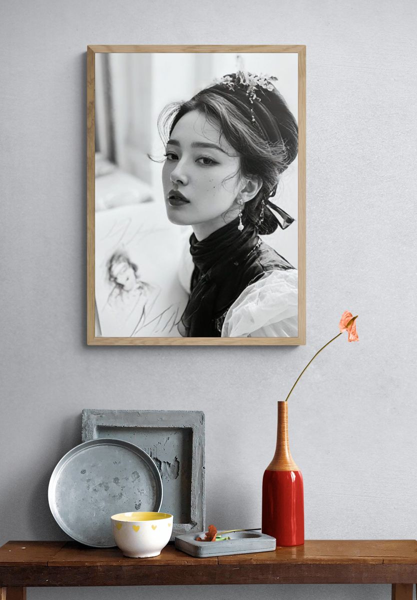 Elegant Portrait Photography Poster. — room view 3
