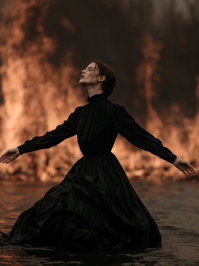 Woman in Fire — Photography Print.