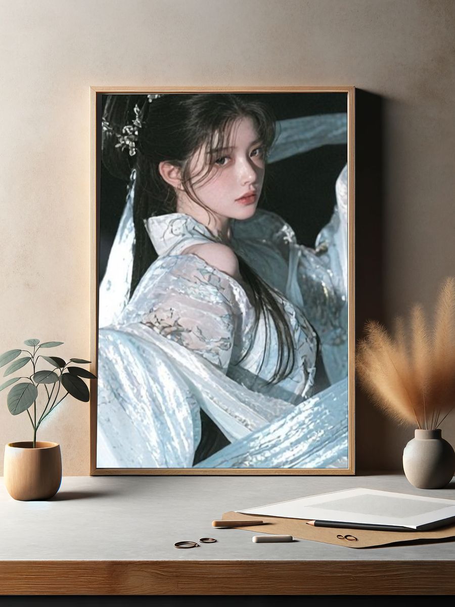 Elegant Portrait Photography Poster. — room view 2