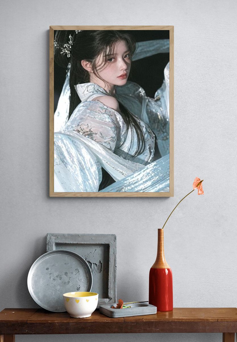 Elegant Portrait Photography Poster. — room view 3