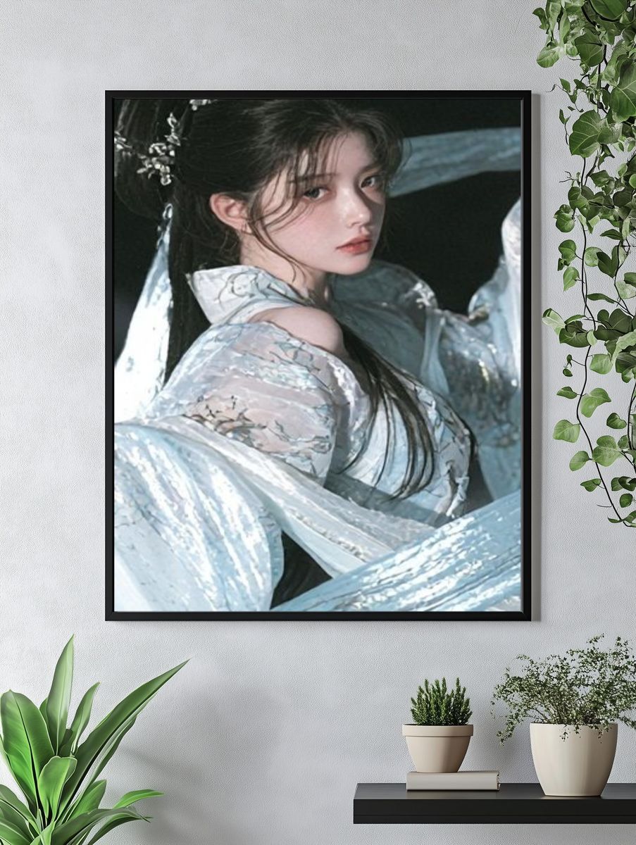 Elegant Portrait Photography Poster. — room view 4
