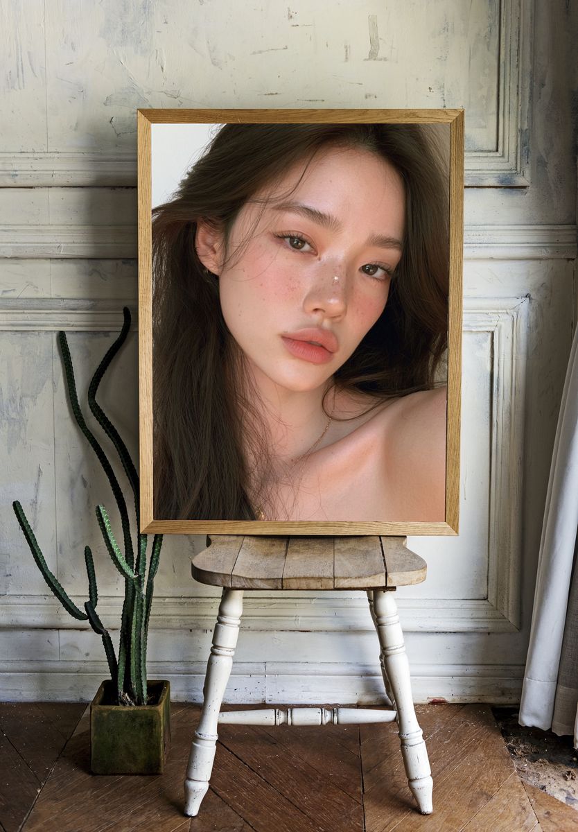 Soft Portrait Photography Poster. room preview