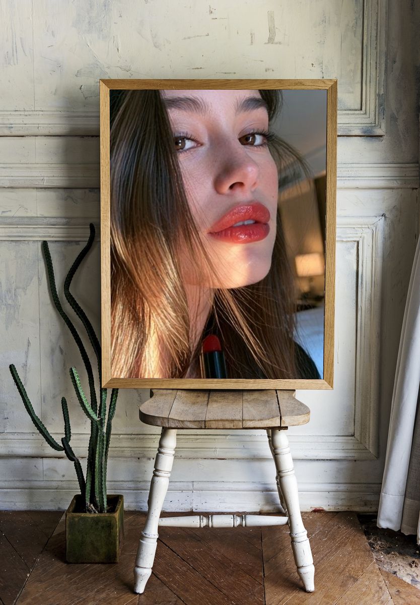 Sunlit Portrait Photography Poster. — room view 1