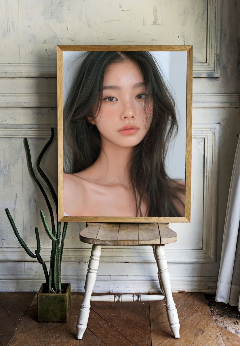 Soft Portrait Photography Poster. room preview