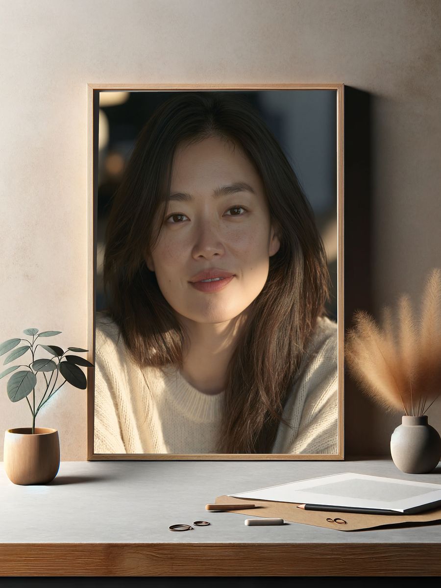 Soft Portrait Photography Poster. — room view 2