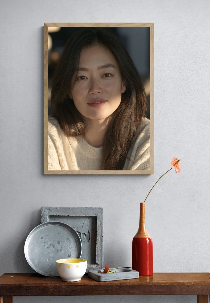 Soft Portrait Photography Poster. — room view 3