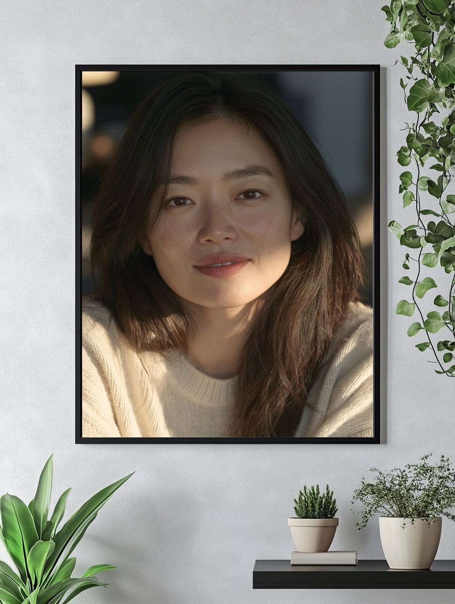 Soft Portrait Photography Poster. — room view 4