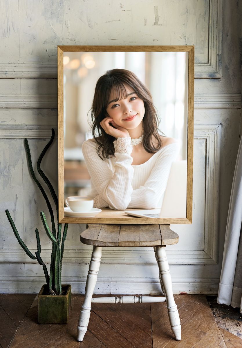 Soft Portrait Photography Poster. room preview