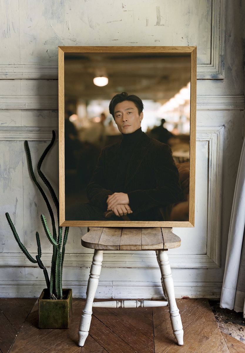 Moody Portrait Photography Poster. room preview
