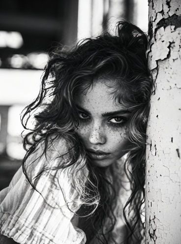 Moody Portrait Photography Poster. poster detail