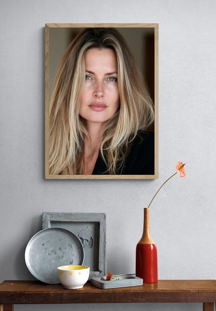 Blonde Portrait Photography Poster. — room view 3