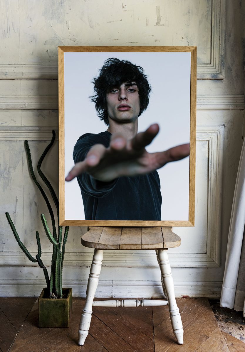Moody Portrait Photography Poster. room preview