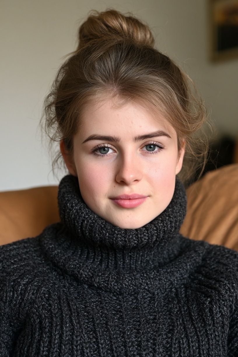 Cozy Portrait Photography Poster. poster — photography art