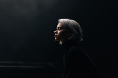 Moody Portrait Photography Poster.