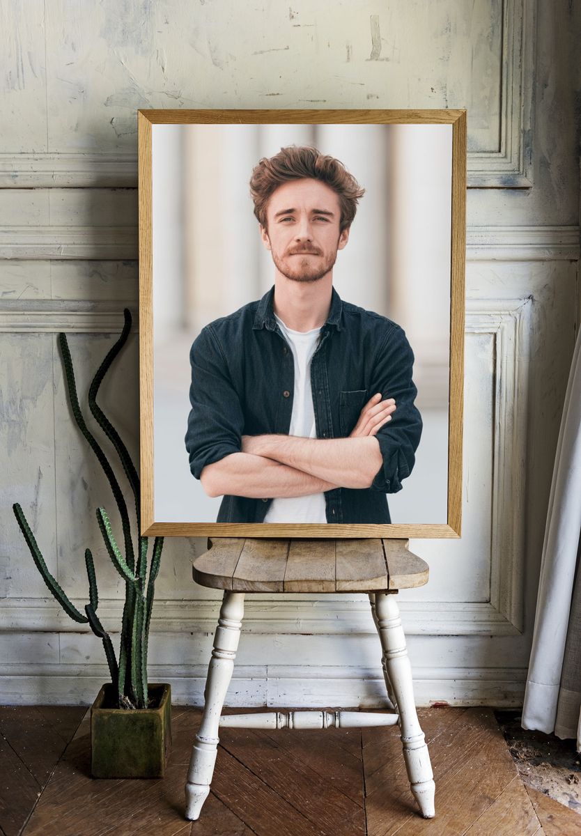 Confident Man Portrait Poster. room preview