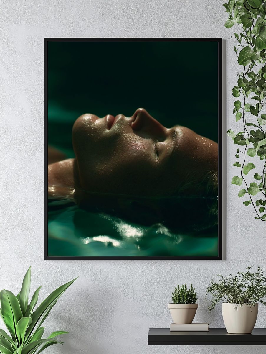 Floating Portrait Photography Poster. — room view 4