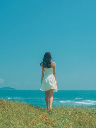 Seaside Solitude Photography Poster. poster