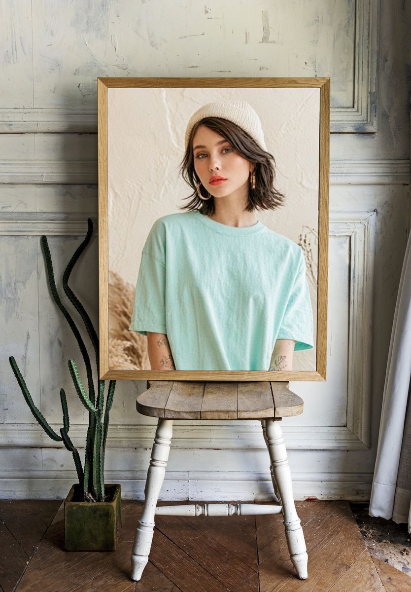 Minimalist Portrait Photography Poster. room preview