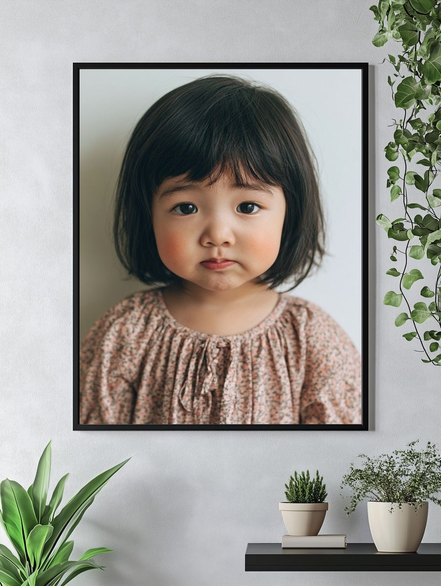 Toddler Portrait Photography Poster. — room view 4
