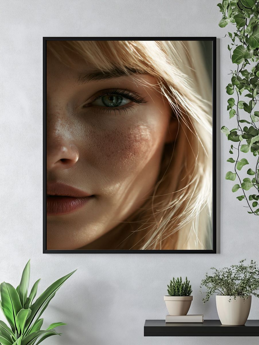 Soft Light Portrait Print. — room view 4