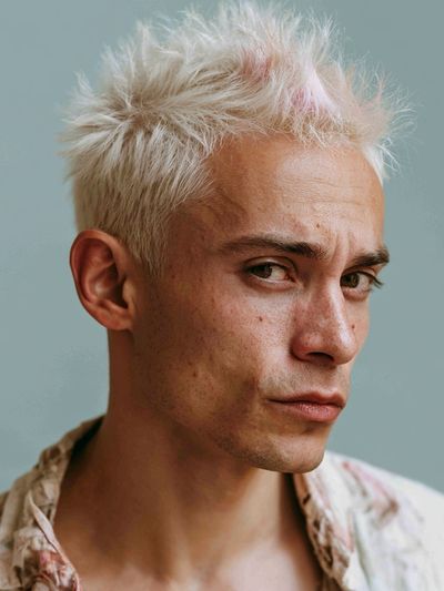 Bleached Hair Portrait Photography Poster.