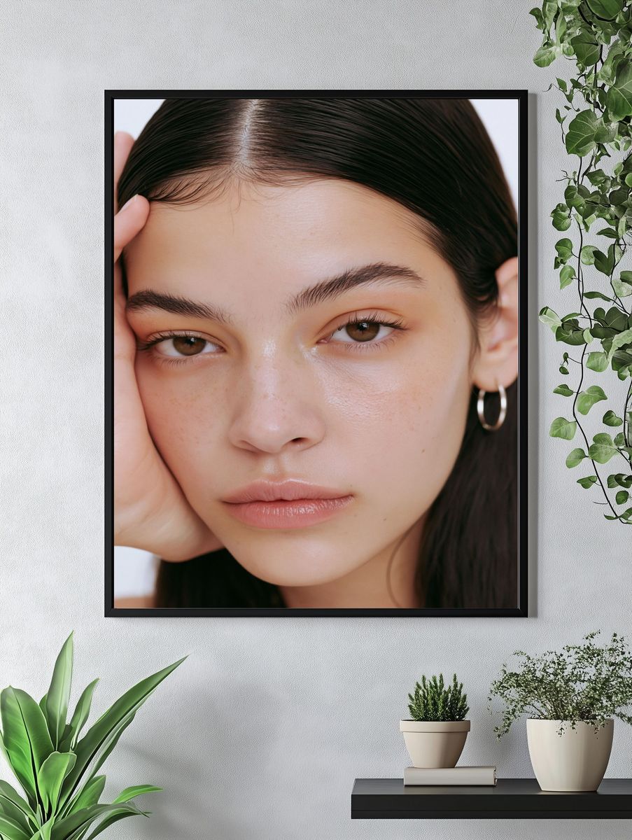 Minimalist Portrait Poster. — room view 4