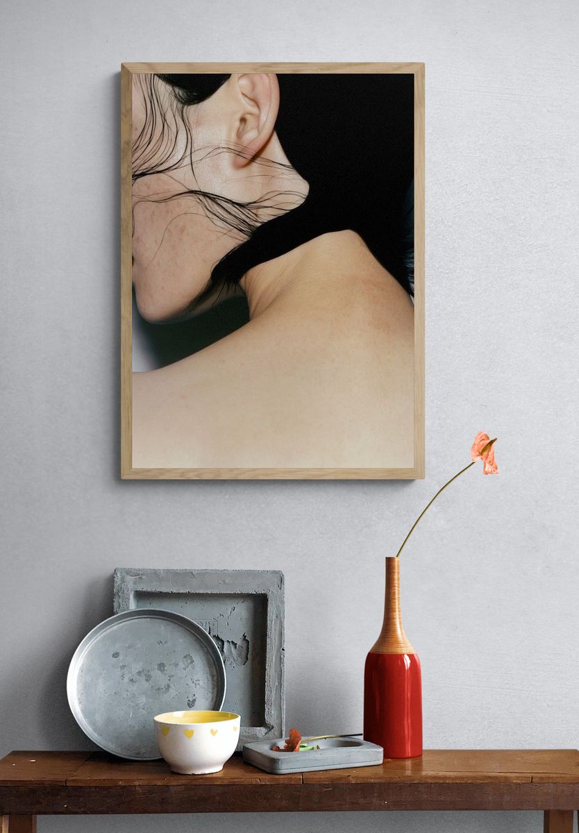 Moody Portrait Photography Poster. — room view 3
