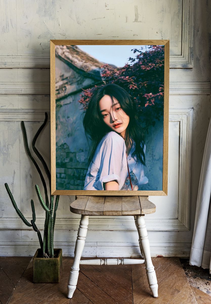 Dreamy Portrait Photography Poster. room preview