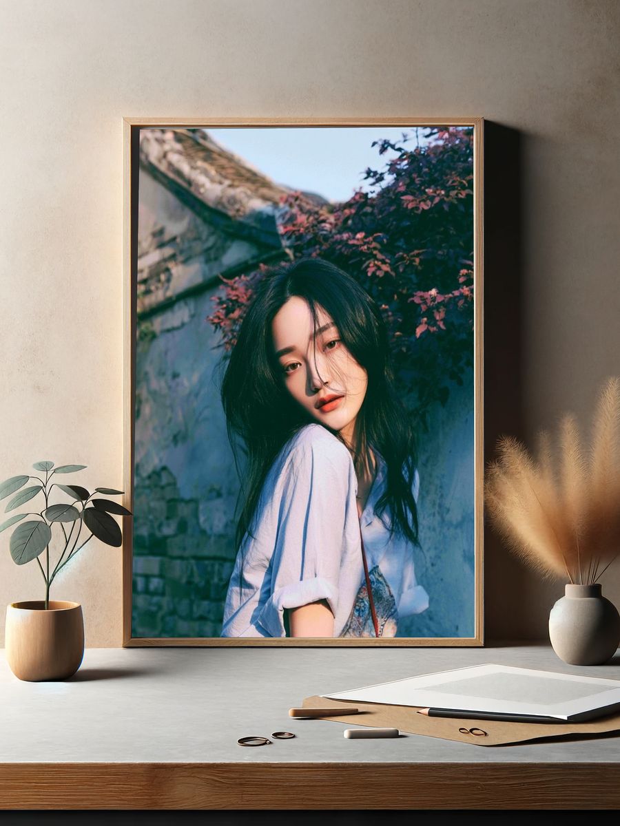 Dreamy Portrait Photography Poster. — room view 2